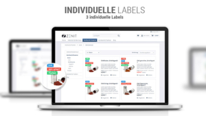Shopware Individuelle Labels - 3 individuelle Labels - Laptop