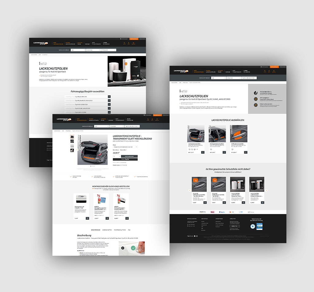 Online-Shop Design und Usability