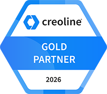 creoline-gold-partner-2026 Sicheres Shopware 6 Hosting mit w3work