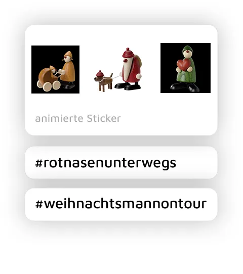 ugc2-sticker Köhler Weihnachtsmänner als Sticker für UGC von w3work