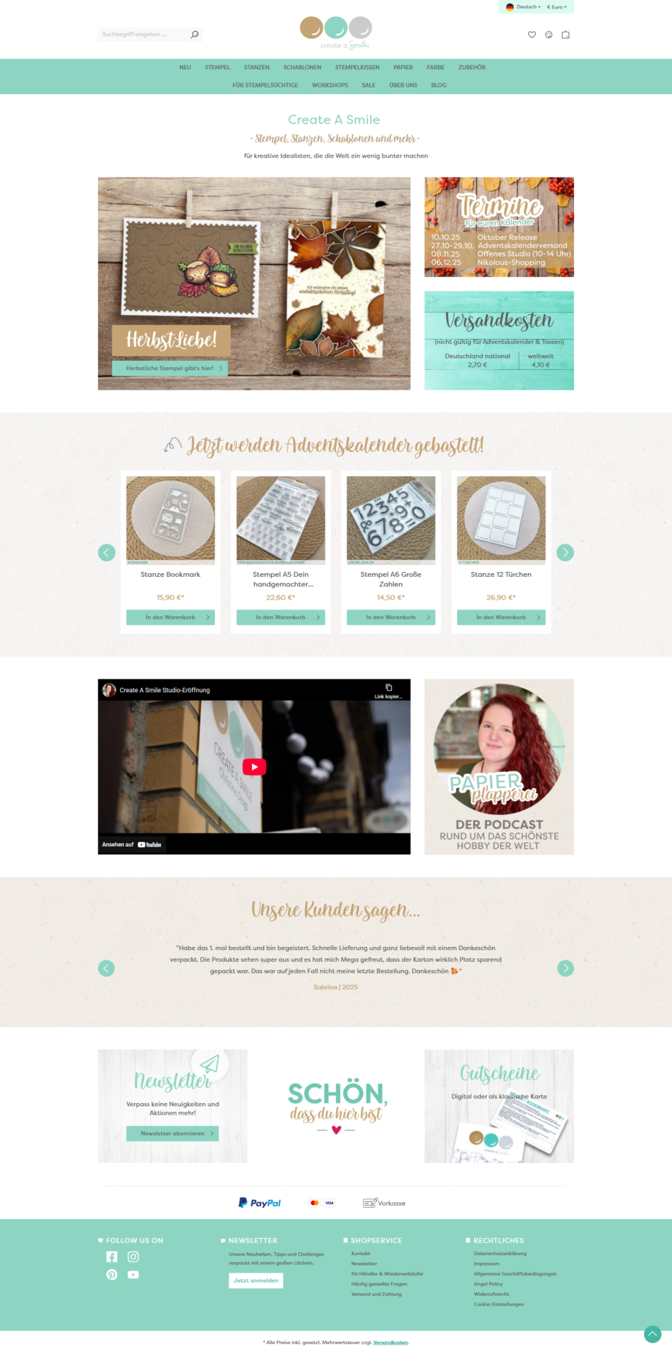 Storytelling mit Einkaufswelten im Shopware 6 Shop von Create A Smile, umgesetzt von w3work