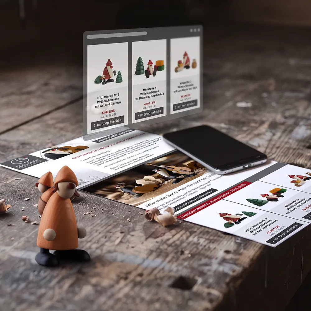 case-e-mail-marketing digitale Manufakturpost - Verkaufsförderung und Kundenbindung