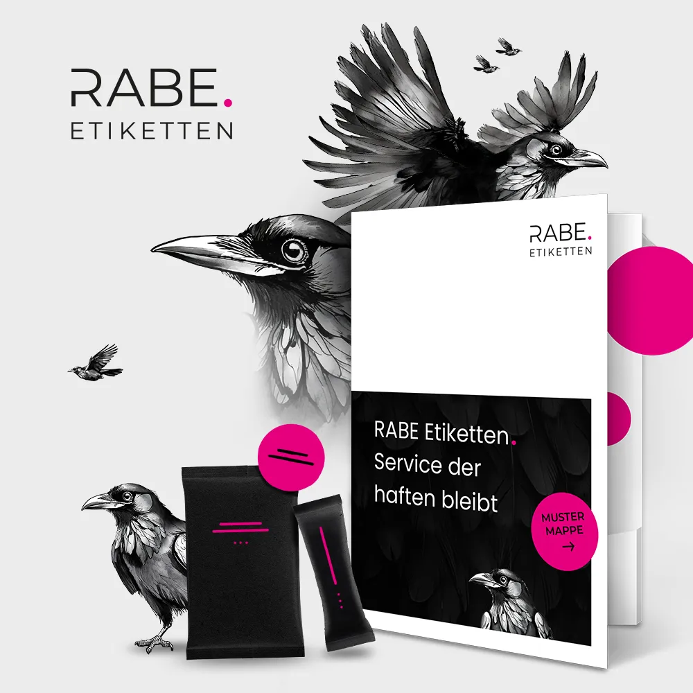 case-rabe Key Visual mit Rabe und CD der Marke
