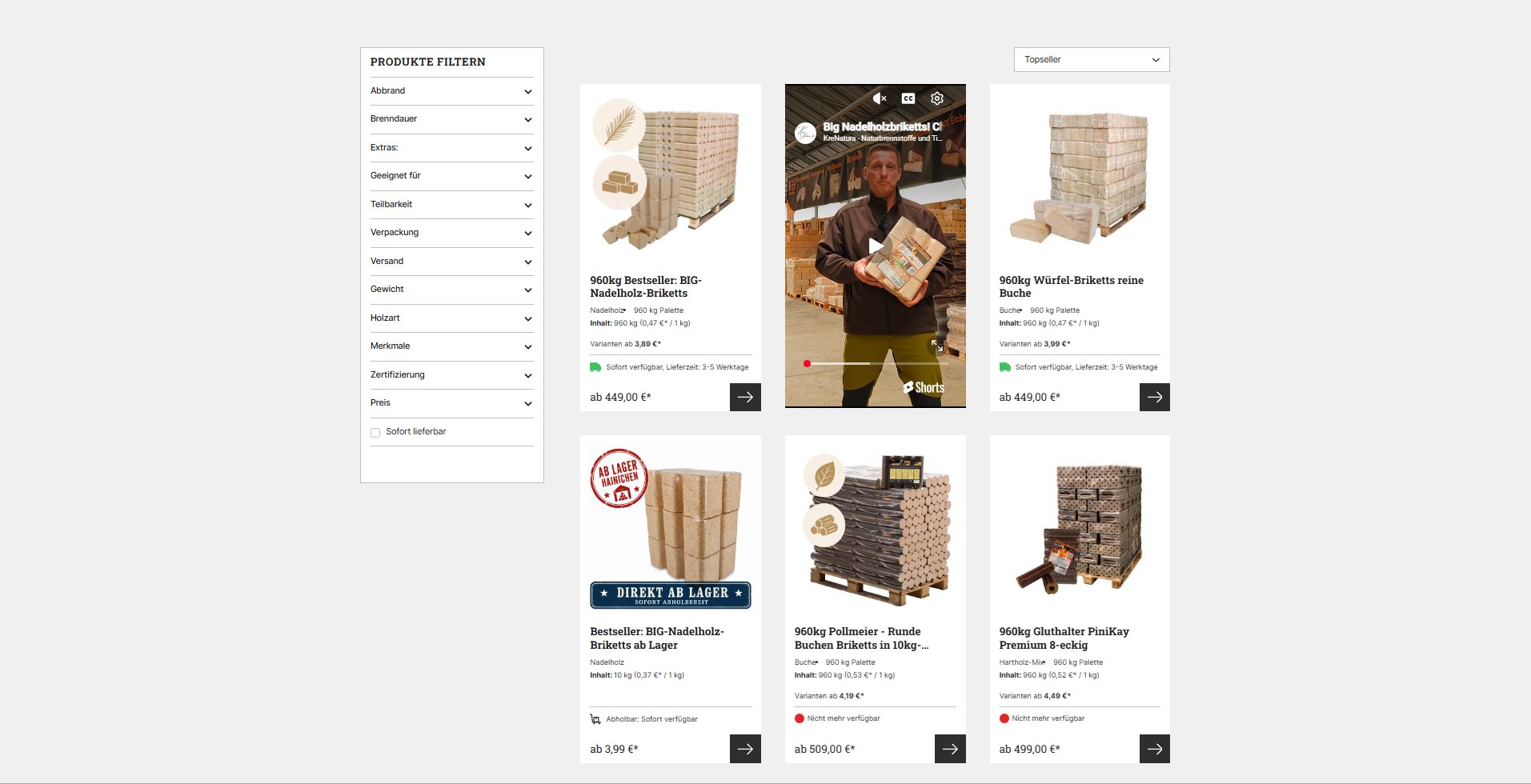 kategorieseite-naturbrennstoffe-kretschmann Kategorieseite im Naturbrennstoffe Kretschmann Shop mit Angabe der Verfügbarkeit und Lieferzeit (umgesetzt von w3work)